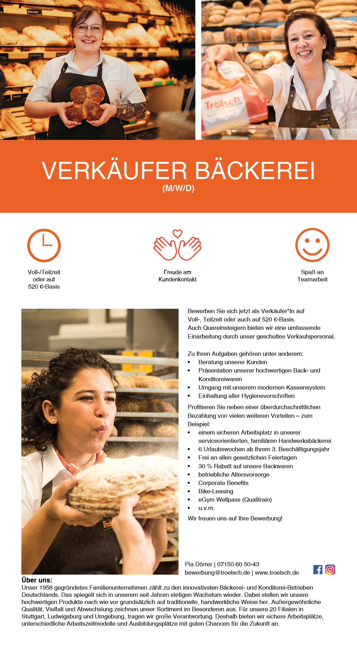 Verkäuferin Bäckerei