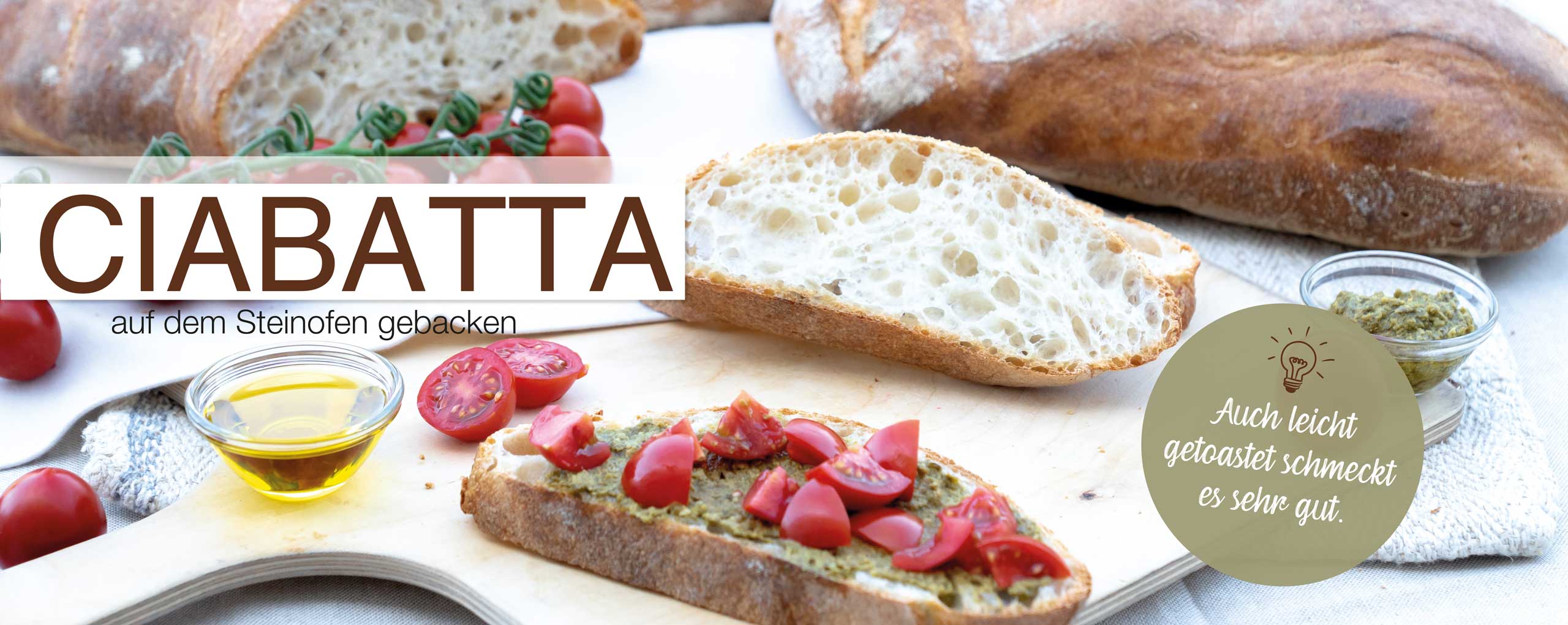 Ciabatta nach original italienischer Rezeptur