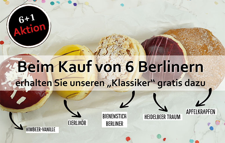 Bild Angebot der Woche: Berliner Aktion 6+1